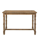 Farsiris Weathered Oak Counter Height Table - Ornate Home