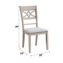 Ferris Antique Gray Side Chair (Set of 2) - Ornate Home