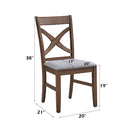 Ferris Brown Side Chair (Set of 2) - Ornate Home