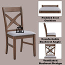 Ferris Brown Side Chair (Set of 2) - Ornate Home