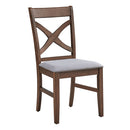 Ferris Brown Side Chair (Set of 2) - Ornate Home
