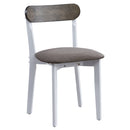 Fidelity White & Gray 5Pc Pack Dining Set - Ornate Home