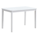 Fidelity White & Gray 5Pc Pack Dining Set - Ornate Home