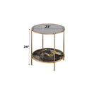 Fiorella Marble End Table - Ornate Home