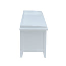 Flavius White Bench - Ornate Home