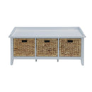 Flavius White Bench - Ornate Home