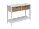 Flavius White Console Table - Ornate Home
