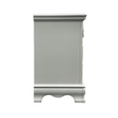 Flora Gray Nightstand - Ornate Home