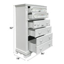 Flora White Chest - Ornate Home
