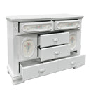 Flora White Dresser - Ornate Home