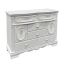 Flora White Dresser - Ornate Home