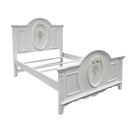 Flora White Full Bed - Ornate Home