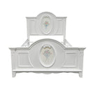 Flora White Full Bed - Ornate Home