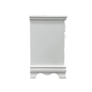 Flora White Nightstand - Ornate Home
