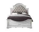 Florian Beige/Antique White Queen Bed - Ornate Home