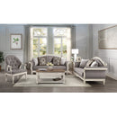 Florian Gray & Antique White Accent Chair - Ornate Home