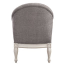 Florian Gray & Antique White Accent Chair - Ornate Home