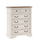 Florian Gray/Antique White Chest - Ornate Home