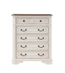 Florian Gray/Antique White Chest - Ornate Home