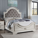 Florian Gray/Antique White Queen Bed - Ornate Home