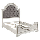 Florian Gray/Antique White Queen Bed - Ornate Home