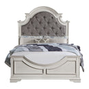 Florian Gray/Antique White Queen Bed - Ornate Home