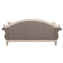 Florian Gray & Antique White Sofa W/4 Pillows - Ornate Home