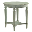 Fordon French Antique Gray Green End Table - Ornate Home