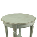 Fordon French Antique Gray Green End Table - Ornate Home