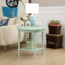 Fordon French Antique Gray Green End Table - Ornate Home