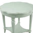 Fordon French Antique Gray Green End Table - Ornate Home