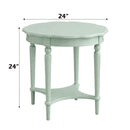 Fordon French Antique Gray Green End Table - Ornate Home