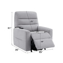Freddie Gray Power Motion Recliner w/Lift - Ornate Home