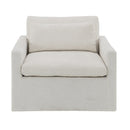 Frederick Ivory Swivel Chair W/Pillow - Ornate Home