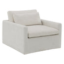 Frederick Ivory Swivel Chair W/Pillow - Ornate Home