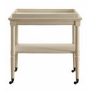 Frisco Antique White Serving Cart - Ornate Home