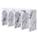 Fritzy Arched Engineered Stone Console Table - Ornate Home