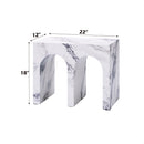 Fritzy Engineered Stone End Table - Ornate Home