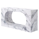 Fritzy Rectangular Engineered Stone Console Table - Ornate Home