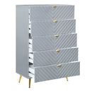 Gaines Gray Chest - Ornate Home
