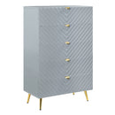 Gaines Gray Chest - Ornate Home