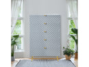 Gaines Gray Chest - Ornate Home