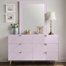 Gaines Pink Mirror - Ornate Home