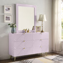 Gaines Pink Mirror - Ornate Home