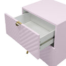 Gaines Pink Nightstand - Ornate Home