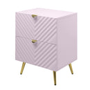 Gaines Pink Nightstand - Ornate Home