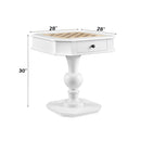 Galini White Gaming Table - Ornate Home
