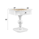 Galini White Gaming Table - Ornate Home