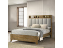 Garcia Light Aspen Brown Eastern King Bed - Ornate Home
