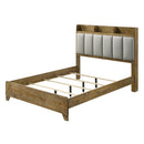 Garcia Light Aspen Brown Eastern King Bed - Ornate Home